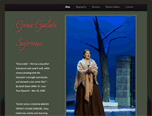 Tablet Screenshot of ginagalati.com